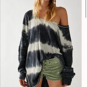 Free People Sunset Tee tie dye we the free